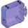 LEGO Transparant paars opaal Play Cube Doos 3 x 8 met Scharnier (64462)