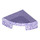 LEGO Opale violette transparente Tuile 1 x 1 Trimestre Cercle (25269 / 84411)