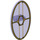LEGO Violet transparent Oval Bouclier avec Gold Cadre sans zones roses (30947 / 34946)