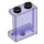 LEGO Violet transparent Panneau 1 x 2 x 2 avec supports latéraux, tenons creux (35378 / 87552)