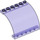 LEGO Morado transparente Panel 6 x 5 x 3 Curvo (5065)