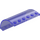 LEGO Läpinäkyvä purppura Paneeli 6 x 5 x 3 Kaareva (5065)