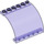 LEGO Violet transparent Panneau 6 x 5 x 3 Incurvé (5065)