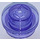 LEGO Transparent Purple Plate 1 x 1 Round (6141 / 30057)