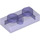 LEGO Transparent Purple Plate 1 x 2 (3023 / 28653)