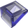 LEGO Violet transparent Pente 1 x 1 (31°) (50746 / 54200)