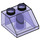 LEGO Transparent Purple Slope 2 x 2 (45°) (3039 / 6227)