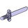 LEGO Transparent Purple Sword with Lined Hilt (76764)