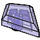 LEGO Transparent Purple Tile 1 x 2 Diamond (35649)
