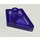 LEGO Transparent Purple Tile 1 x 2 Diamond with Angel wings (35649 / 36707)