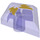 LEGO Violet Transparent Tuile 1 x 2 diamant avec Angel Ailes (35649 / 36707)