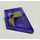 LEGO Violet Transparent Tuile 1 x 2 diamant avec Angel Ailes (35649 / 36707)