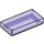 LEGO Transparent Purple Tile 1 x 2 with Groove (3069 / 30070)