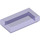 LEGO Transparent Purple Tile 1 x 2 with Groove (3069 / 30070)