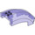 LEGO Transparent Purple Windscreen 10 x 6 x 4 Curved (18729 / 43376)