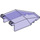 LEGO Transparent Purple Windscreen 4 x 7 x 1.6 (30372 / 54695)