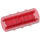 LEGO Rouge transparent Essieu Connecteur (Strié avec trou &#039;x&#039;) (6538)