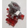 LEGO Transparentes Rot Bad Roboter mit Marbled Pearl Light Grau (53988 / 55315)