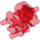 LEGO Rouge transparent Bad Robot avec Marbled Pearl Light grise (53988 / 55315)
