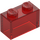 LEGO Transparent Red Brick 1 x 2 without Bottom Tube (3065 / 35743)