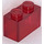 LEGO Transparent Red Brick 1 x 2 without Bottom Tube (3065 / 35743)