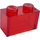 LEGO Transparant Rood Steen 1 x 2 zonder buis aan de onderzijde (3065 / 35743)
