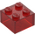 LEGO Transparent Red Brick 2 x 2 (3003 / 6223)