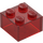 LEGO Transparent Red Brick 2 x 2 (3003 / 6223)