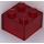 LEGO Transparant Rood Steen 2 x 2 (3003 / 6223)