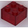 LEGO Transparent Red Brick 2 x 2 (3003 / 6223)