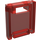 LEGO Transparant Rood Container Doos 2 x 2 x 2 Deur met Sleuf (4346 / 30059)