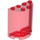 LEGO Transparent Red Cylinder 2 x 4 x 4 Half (6218 / 20430)