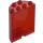 LEGO Transparent Red Cylinder 2 x 4 x 4 Half (6218 / 20430)