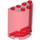 LEGO Rouge transparent Cylindre 2 x 4 x 4 Demi (6218 / 20430)