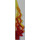 LEGO Transparentes Rot Flamme / Lightning Bolt mit Achsloch mit Marmoriert Transparent Gelb (11302 / 21873)