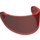LEGO Transparant Rood Minifig Helm Vizier (2447 / 35334)