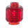 LEGO Transparent Red Minifigure Head (3626 / 88475)