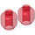 LEGO Transparentes Rot Minifigure Kopf (Einbau-Vollbolzen) (3274 / 3626)