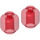 LEGO Transparent Red Minifigure Head (Safety Stud) (3626 / 88475)
