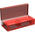 LEGO Transparant Rood Paneel 1 x 2 x 1 met vierkante hoeken (4865 / 30010)