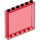 LEGO Rouge transparent Panneau 1 x 6 x 5 (35286 / 59349)