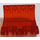 LEGO Transparant Rood Paneel 2 x 4 x 2 met Hinges (44572)