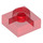 LEGO Transparent Red Plate 1 x 1 (3024 / 28554)