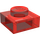 LEGO Transparant Rood Plaat 1 x 1 (3024 / 30008)
