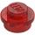 LEGO Transparent Red Plate 1 x 1 Round (6141 / 30057)