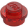 LEGO Transparent Red Plate 1 x 1 Round (6141 / 30057)