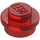 LEGO Transparent Red Plate 1 x 1 Round (6141 / 30057)