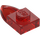 LEGO Transparent Red Plate 1 x 1 with Tooth (35162 / 49668)