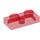 LEGO Transparent Red Plate 1 x 2 (3023 / 28653)