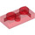 LEGO Rouge Transparent assiette 1 x 2 (3023 / 28653)